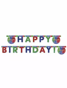 Guirlande Happy Birthday Pyjamasques ™ 200 x 16 cm