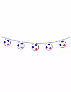 Voetbal slinger rood wit blauw