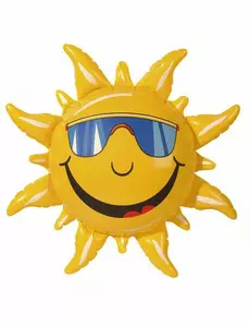 Gele opblaasbare zon