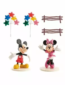 Mickey en Minnie™ taartdecoratie set