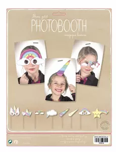 8 baby eenhoorn photobooth accessoires