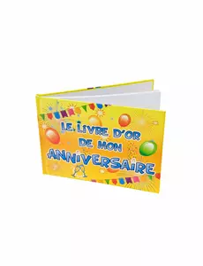 Livre d'or Anniversaire Fiesta 21.5 x 15.5 cm