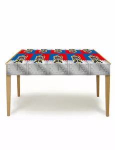 Nappe en plastique Chevaliers 130 x 180 cm