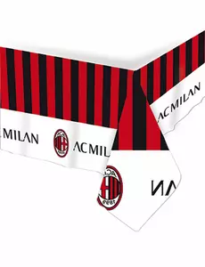 Nappe en papier AC Milan™ 120 x 180 cm
