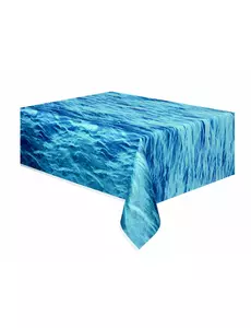 Plastic tafelkleed oceaangolven print