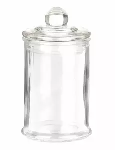Petite bonbonnière confiseur en verre 12 x 5 cm