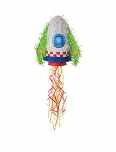 Piñata fusée 45 x 32 x 15 cm