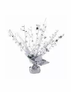 Poids pour ballon hélium étoiles argent 250 gr
