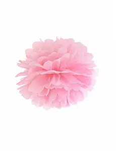 Roze papieren bloem hangdecoratie