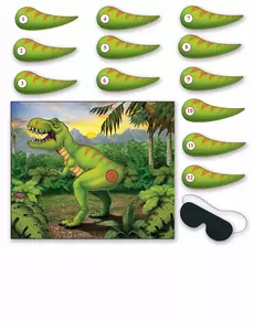 Jeu de fête dinosaure