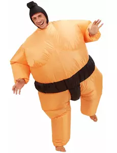 Déguisement humoristique sumo gonflable adulte