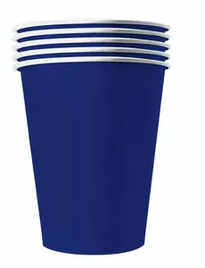 20 Amerikaans blauwe recyclebare kartonnen bekers 53 cl