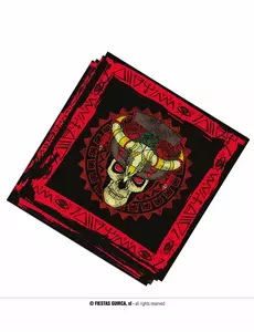 20 Voodoo papieren servetten 33 x 33 cm