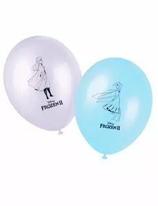 8 Ballons en latex La Reine des Neiges 2™ 28 cm