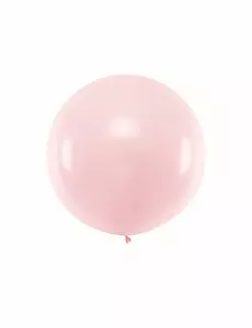 Ballon en latex géant rose pâle 1 m