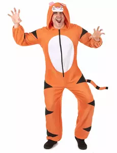 Combinaison à capuche tigre homme