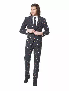 Pac-Man™ Opposuits® kostuum voor mannen, Maat: Small (EU 44–46)
