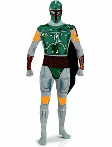 Déguisement seconde peau Boba Fett Star Wars™ adulte, Taille: Medium