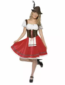 Dirndl jurkje voor dames, Maat: Large
