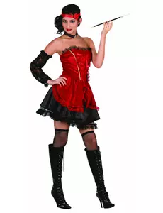 Déguisement cabaret femme, Taille: Small