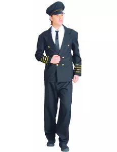 Déguisement capitaine homme, Taille: Medium
