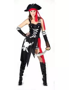 Déguisement pirate sexy femme, Taille: Small