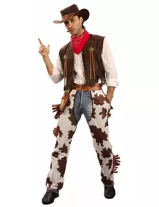 Déguisement cowboy classique homme, Taille: Large