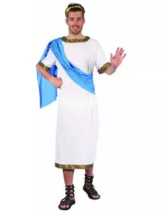 Déguisement dieu Grec bleu homme