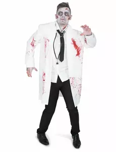 Déguisement docteur zombifié homme, Taille: Medium
