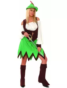 Déguisement femme des bois, Taille: Medium/Large