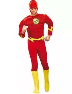 Flash™ kostuum voor mannen, Maat: Large