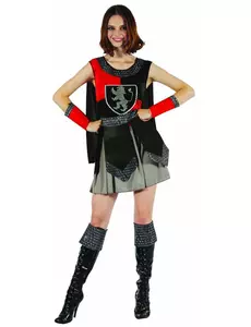 Middeleeuws ridder outfit voor dames, Maat: Small
