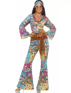 Hippie dames pak, Maat: Small