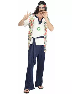 Hippie outfit voor mannen