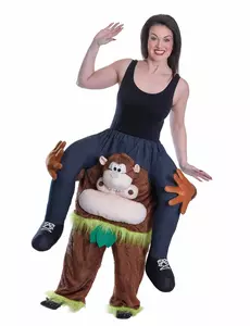 Déguisement à dos de singe adulte