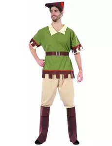 Déguisement Homme des Bois marron et vert, Taille: Medium