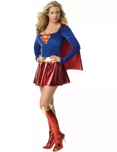 Supergirl™ kostuum voor vrouwen, Maat: Small