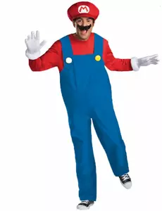 Déguisement Mario™ Deluxe Adulte, Taille: Medium