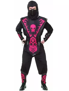 Déguisement ninja effet feutrine homme, Taille: Medium