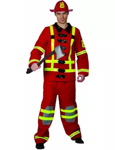 Brandweerman kostuum voor mannen