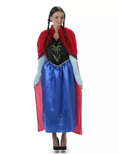 Elsa sprookjes prinses kostuum voor vrouwen, Maat: Small