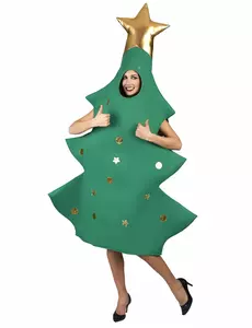 Kerstboom met piek kostuum voor volwassenen