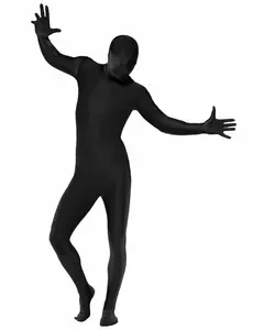 Déguisement seconde peau noir adulte