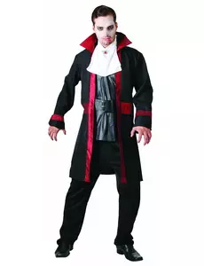Déguisement vampire chic homme Halloween, Taille: Medium