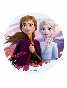Frozen 2™ eetbare taartdecoratie 20 cm