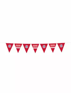 Guirlande fanions en plastique FC Bayern Munich™ 4m