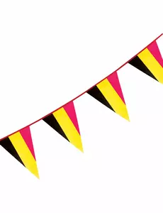Guirlande fanions supporter Belgique 10 mètres