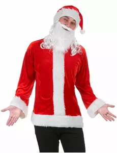 Kerstman set kostuum voor volwassenen, Maat: Large