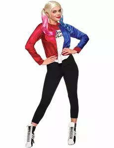 Harley Quinn Suicide Squad™ vest en t-shirt voor volwassenen, Maat: Large