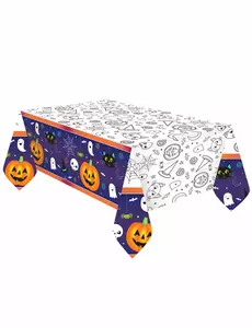 Nappe en papier Halloween Friends 1,2 x 1,8 m